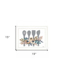 Fall Floral Baking Utensils 1 White Framed Print Kitchen Wall Art - Homeroots - Flyclothing LLC