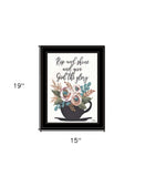 Rise and Shine 6 Black Framed Print Wall Art - Homeroots - Flyclothing LLC