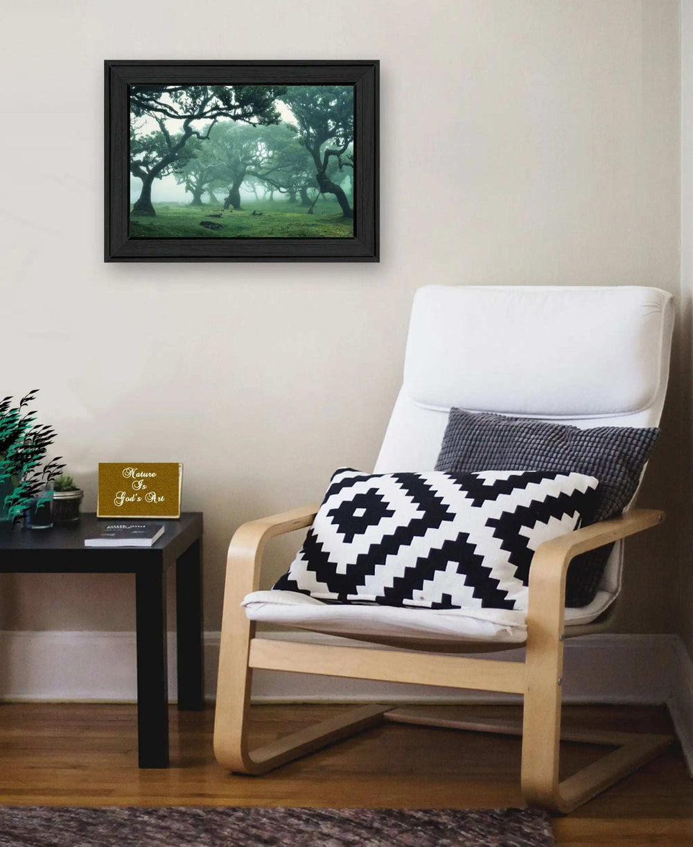 Enchanted Forest II 3 Black Framed Print Wall Art - Homeroots - Flyclothing LLC