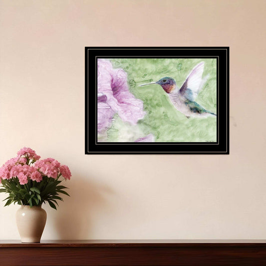 Humming Bird 2 Black Framed Print Wall Art - Homeroots - Flyclothing LLC