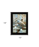 Marsh Herons II 2 Black Framed Print Wall Art - Homeroots - Flyclothing LLC