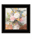 Table Bouquet 2 Black Framed Print Wall Art - Homeroots - Flyclothing LLC