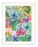 Succulents Paradise 2 White Framed Print Wall Art - Homeroots - Flyclothing LLC
