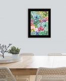 Succulents Paradise 3 Black Framed Print Wall Art - Homeroots - Flyclothing LLC