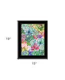 Succulents Paradise 3 Black Framed Print Wall Art - Homeroots - Flyclothing LLC