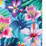 Tropical Flowers 1 White Framed Print Wall Art - Homeroots - Flyclothing LLC