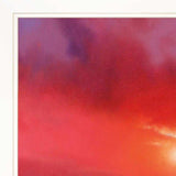 Sunset In Red 2 White Framed Print Wall Art - Homeroots - Flyclothing LLC