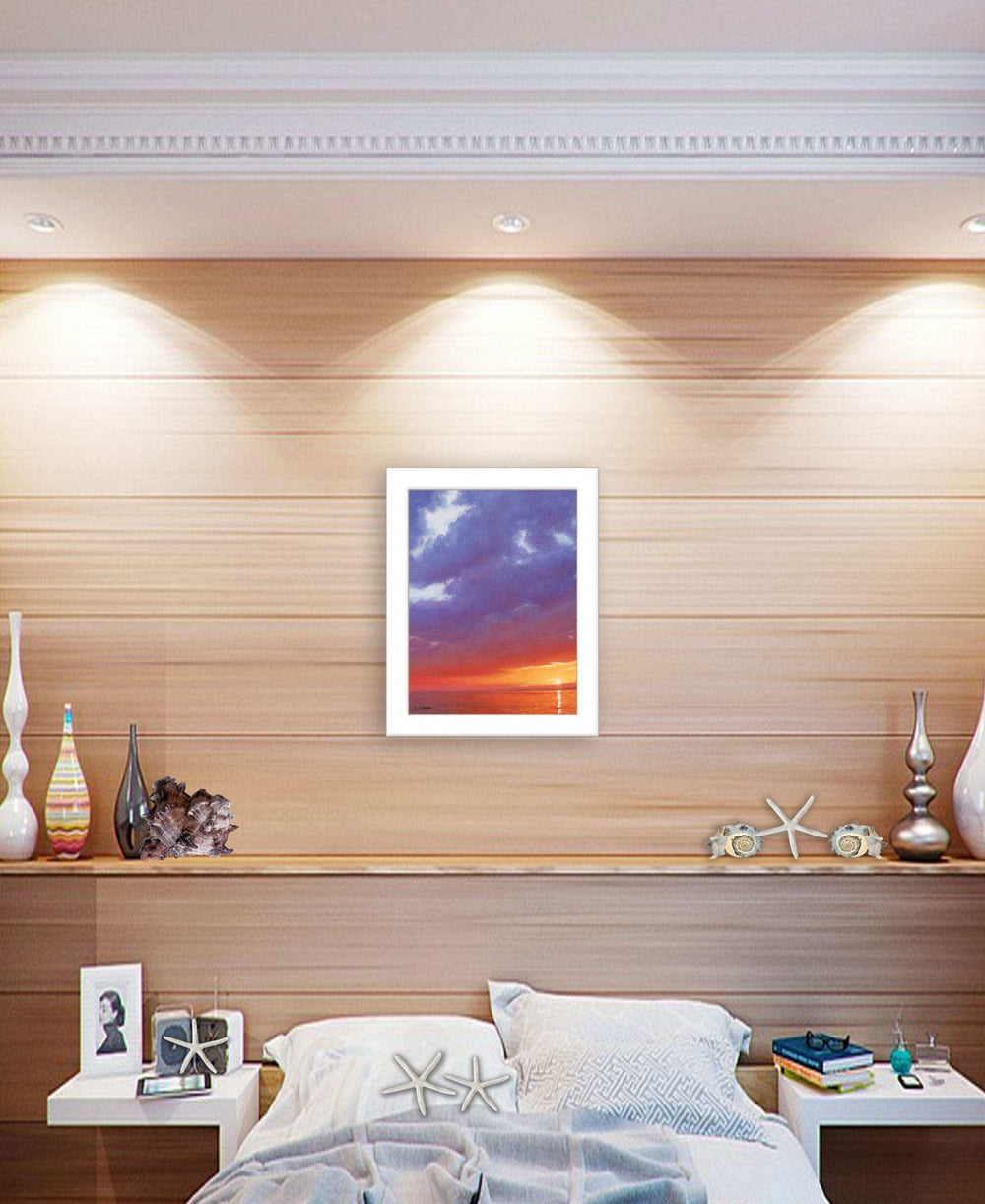 Certain Glow 1 White Framed Print Wall Art - Homeroots - Flyclothing LLC