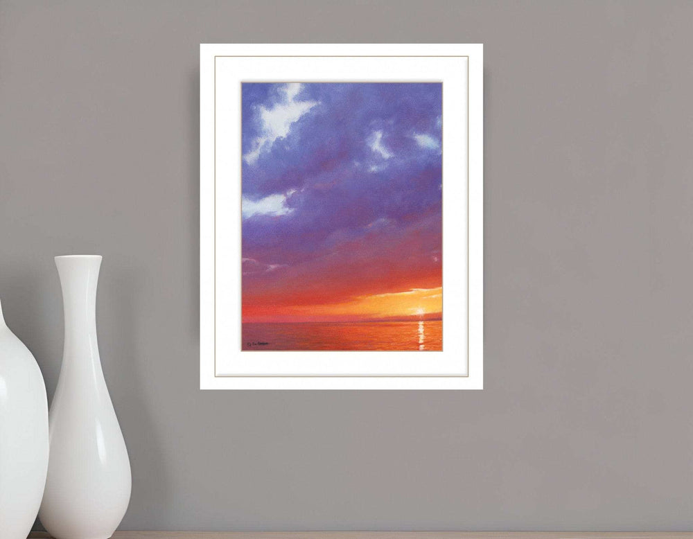 Certain Glow 1 White Framed Print Wall Art - Homeroots - Flyclothing LLC
