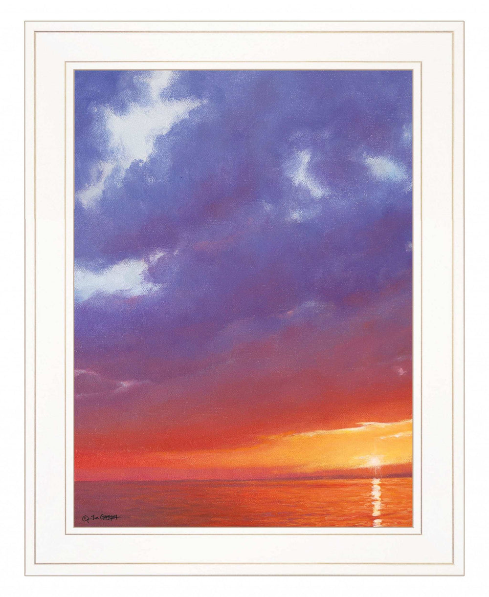 Certain Glow 2 White Framed Print Wall Art - Homeroots - Flyclothing LLC