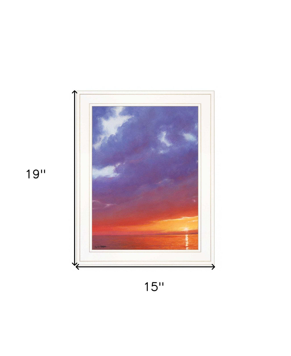 Certain Glow 2 White Framed Print Wall Art - Homeroots - Flyclothing LLC