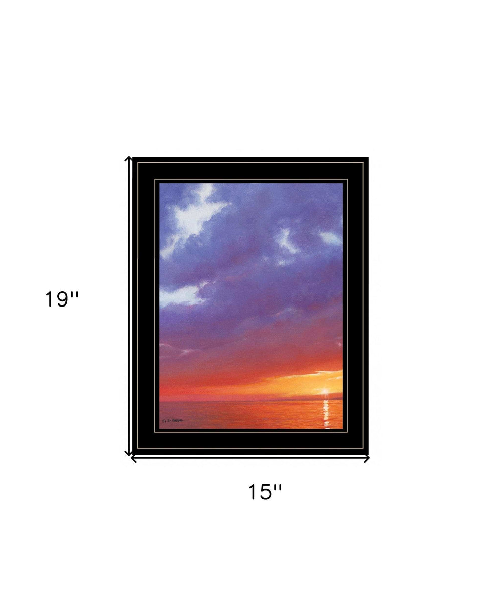 Certain Glow 3 Black Framed Print Wall Art - Homeroots - Flyclothing LLC