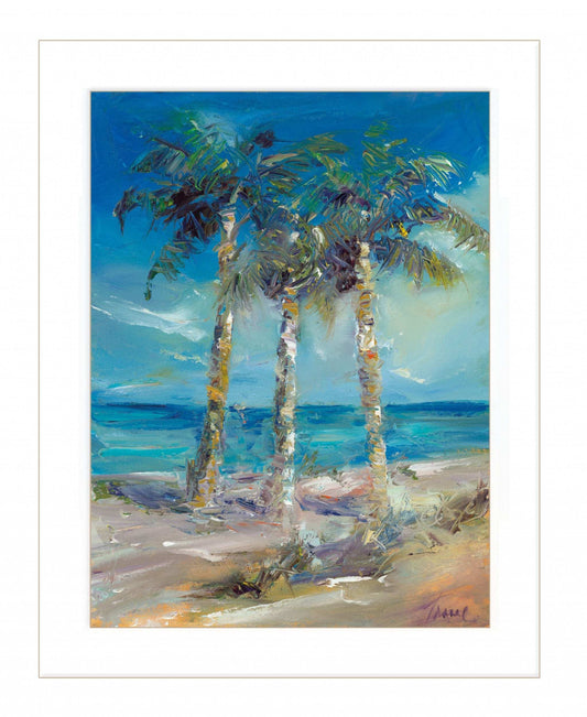 Threes Company 2 White Framed Print Wall Art - Homeroots - Flyclothing LLC