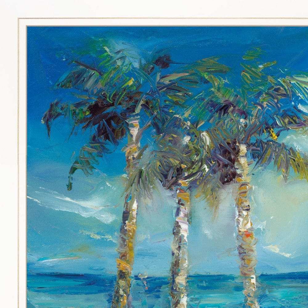 Threes Company 3 White Framed Print Wall Art - Homeroots - Flyclothing LLC