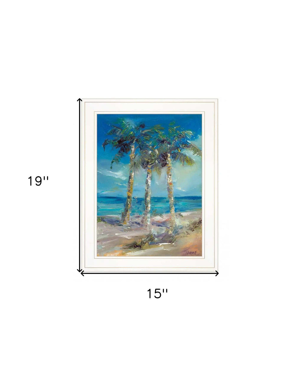 Threes Company 3 White Framed Print Wall Art - Homeroots - Flyclothing LLC