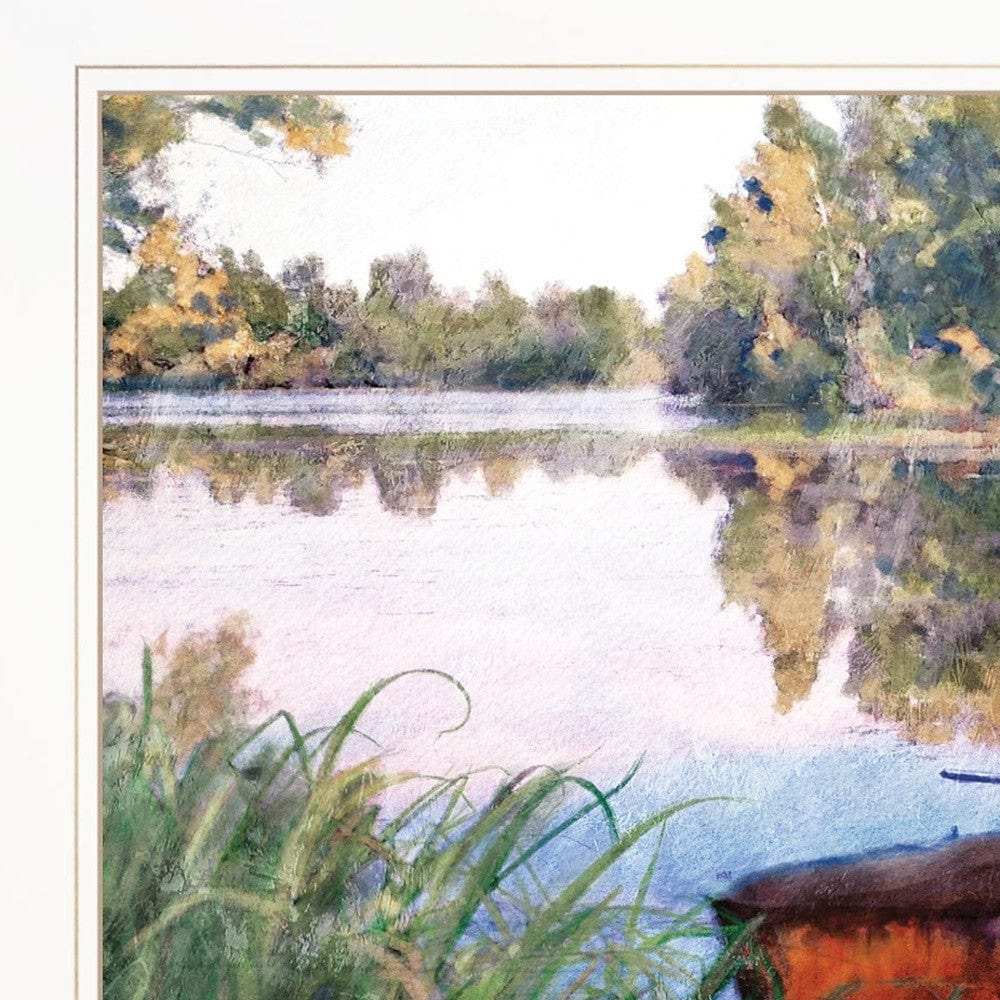 Set Of Two Serene Water 1 White Framed Print Wall Art - Homeroots - Flyclothing LLC