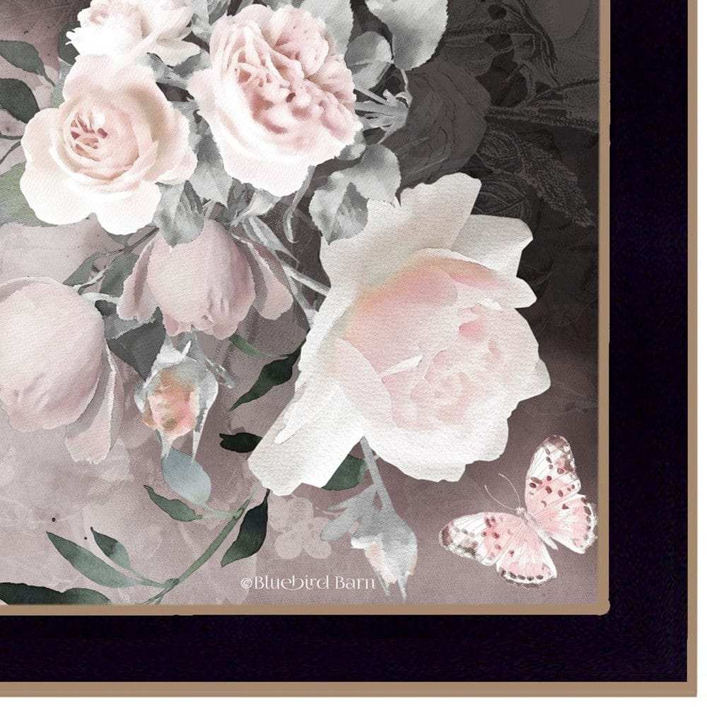 Set Of Two Noir Roses Black Framed Print Wall Art - Homeroots - Flyclothing LLC