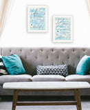 Set Of Two Life Is White Framed Print Wall Art - Homeroots - Flyclothing LLC