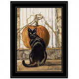 Set Of Two Harvest Moon with A Black Cat and Truck 2 Black Framed Print Kitchen Wall Art - Homeroots - Flyclothing LLC
