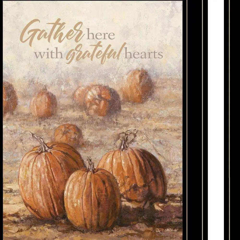 Set Of Three Harvest Moon Black Framed Print Kitchen Wall Art - Homeroots - Flyclothing LLC