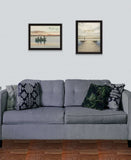 Set Of Two Lake Side Reprieve 1 Black Framed Print Wall Art - Homeroots - Flyclothing LLC