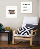 Set Of Two Coffee and Friends Recipe White Framed Print Kitchen Wall Art - Homeroots - Flyclothing LLC