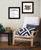 Set Of Two Coffee and Friends Recipe Black Framed Print Kitchen Wall Art - Homeroots - Flyclothing LLC