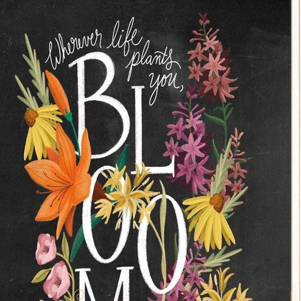 Set Of Two Love and Bloom White Framed Print Wall Art - Homeroots - Flyclothing LLC