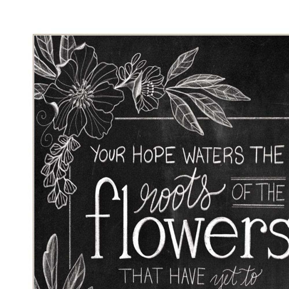 Set Of Two Black and White Flowers in Bloom White Framed Print Wall Art - Homeroots - Flyclothing LLC