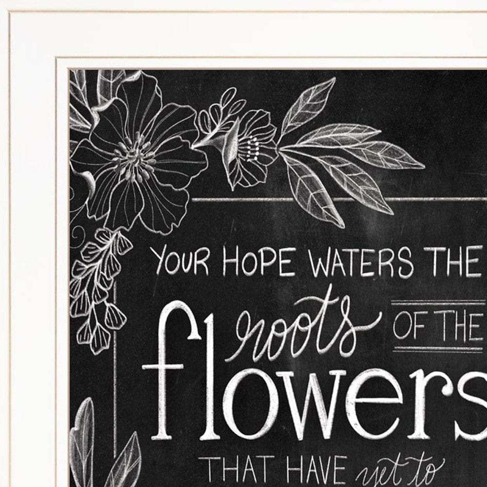 Set Of Two Vintage Flowers in Bloom White Framed Print Wall Art - Homeroots - Flyclothing LLC