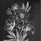 Set Of Two Vintage Flowers in Bloom Black Framed Print Wall Art - Homeroots - Flyclothing LLC