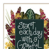 Set Of Two With Grateful Hearts White Framed Print Wall Art - Homeroots - Flyclothing LLC