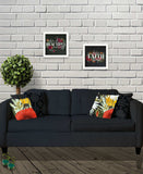 Set Of Two Cherish and Have Faith 3 White Framed Print Wall Art - Homeroots - Flyclothing LLC