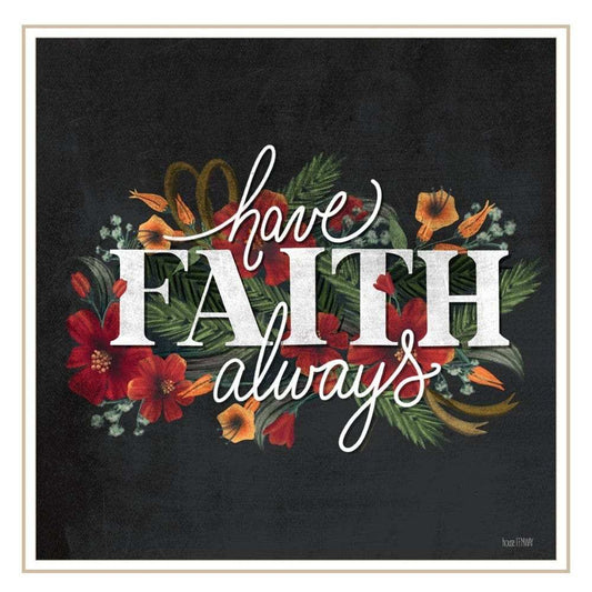 Set Of Two Cherish and Have Faith 3 White Framed Print Wall Art - Homeroots - Flyclothing LLC