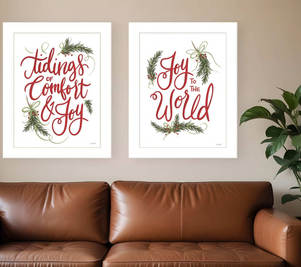 Set Of Two Lilac and Wild Plum Bouquet 1 White Framed Print Wall Art - Homeroots - Flyclothing LLC