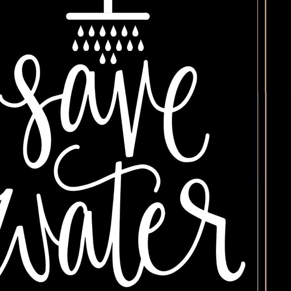 Set Of Two Wash Up Black Framed Print Bathroom Wall Art - Homeroots - Flyclothing LLC