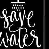 Set Of Two Wash Up Black Framed Print Bathroom Wall Art - Homeroots - Flyclothing LLC