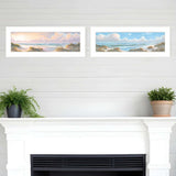 Set Of Two The Seascape 2 White Framed Print Wall Art - Homeroots - Flyclothing LLC