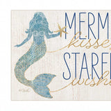 Set Of Two Two Mermaids 1 White Framed Print Wall Art - Homeroots - Flyclothing LLC