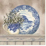 Set Of Two The Farmhouse Blues 1 White Framed Print Wall Art - Homeroots - Flyclothing LLC