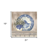 Set Of Two The Farmhouse Blues 1 White Framed Print Wall Art - Homeroots - Flyclothing LLC