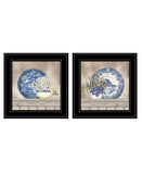 Set Of Two The Farmhouse Blues Black Framed Print Wall Art - Homeroots - Flyclothing LLC