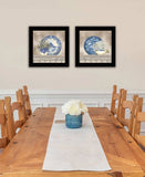 Set Of Two The Farmhouse Blues Black Framed Print Wall Art - Homeroots - Flyclothing LLC