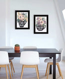 Set Of Two More Coffee Please or Coffee Break Black Framed Print Kitchen Wall Art - Homeroots - Flyclothing LLC