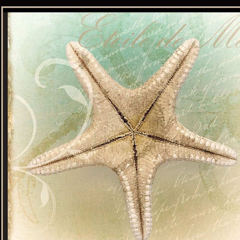 Set Of Two The Sea I and Sea II 1 Black Framed Print Wall Art - Homeroots - Flyclothing LLC