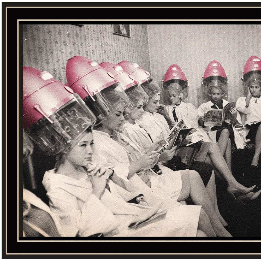 Set Of Two The Salon Black Framed Print Wall Art - Homeroots - Flyclothing LLC