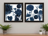 Set Of Two Sunflower Blues 1 Black Framed Print Wall Art - Homeroots - Flyclothing LLC