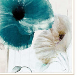 Set Of Two Poppy 2 White Framed Print Wall Art - Homeroots - Flyclothing LLC
