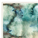 Set Of Two Earth tones I and Sea II 2 White Framed Print Wall Art - Homeroots - Flyclothing LLC