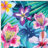 Set Of Two Succulents Paradise and Tropical Flowers White Framed Print Wall Art - Homeroots - Flyclothing LLC